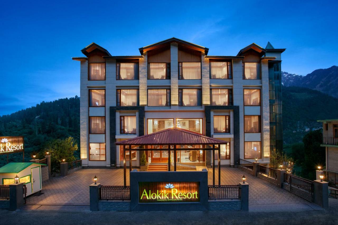 Alokik Resort- Pure Veg Manāli エクステリア 写真